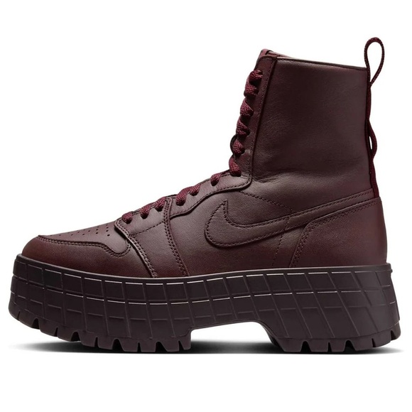 Jordan Shoes - NIB Nike Air Jordan 1 Brooklyn High Burgundy Crush Sz 7